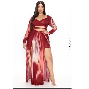 Girl on fire maxi dress